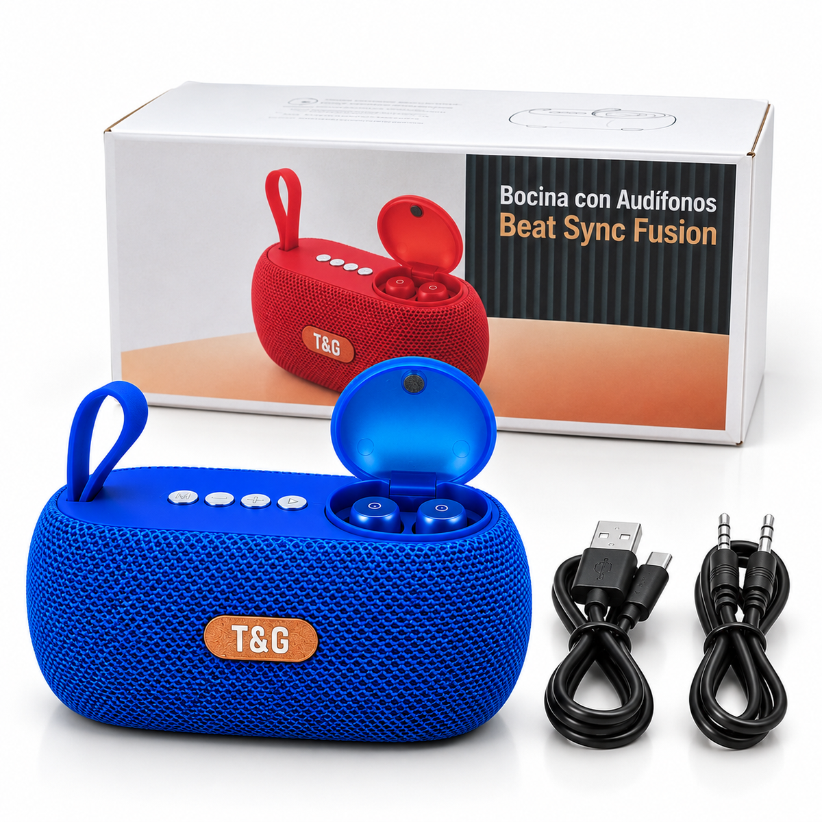 Bocina con Audífonos - Beat Sync Fusion