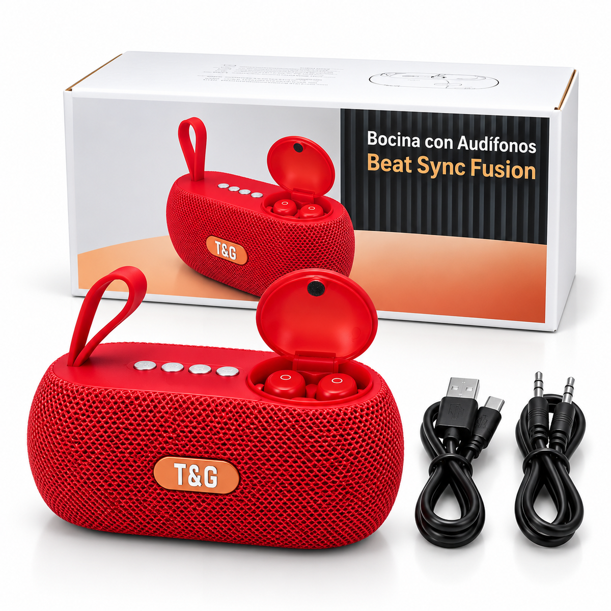 Bocina con Audífonos - Beat Sync Fusion