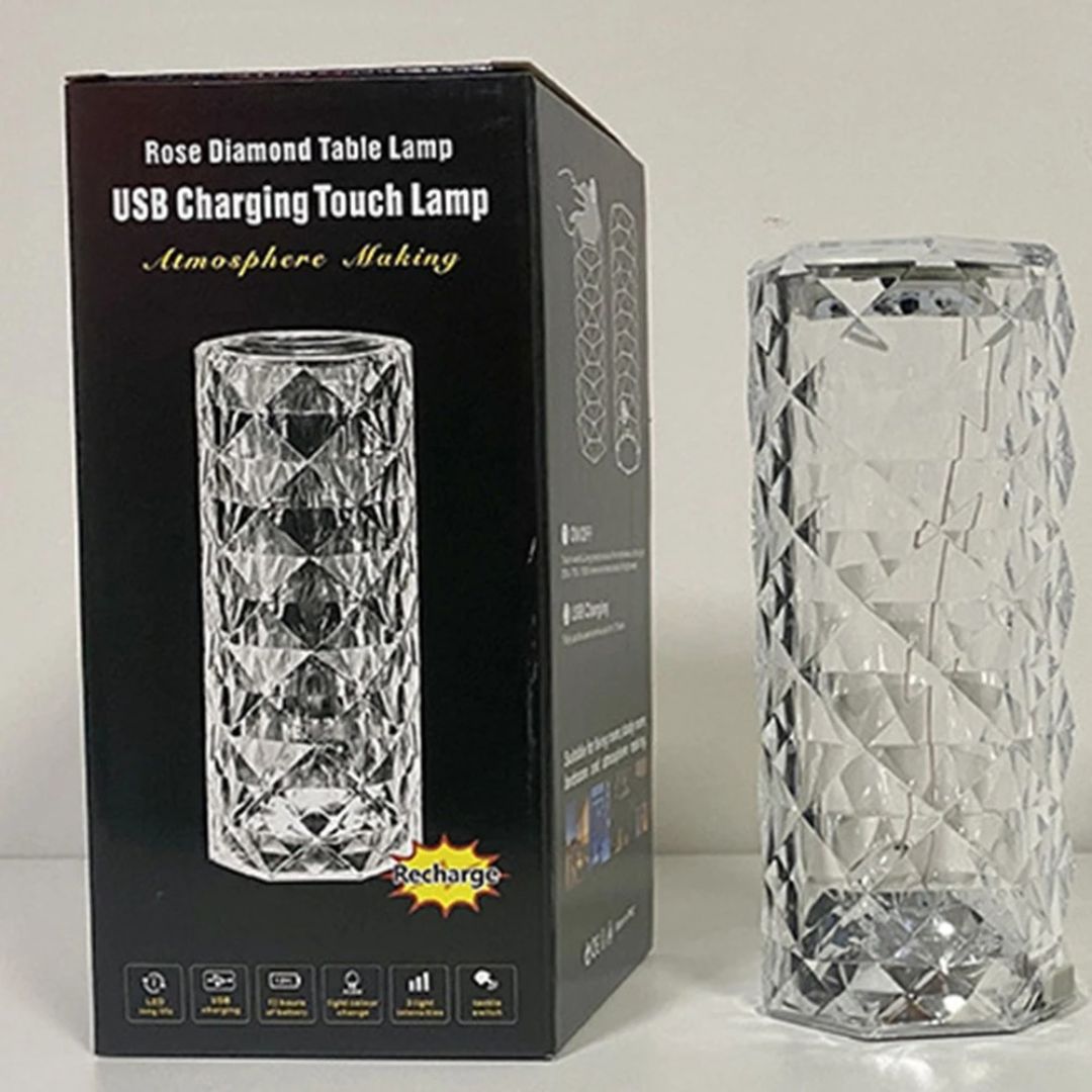Cristal Glow Colors | Lámpara LED Multicolor Touch