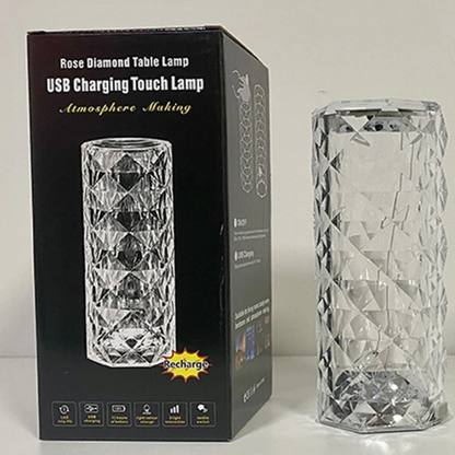 Cristal Glow Colors | Lámpara LED Multicolor Touch