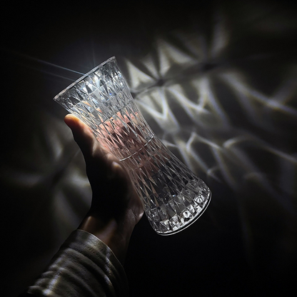 Diamond Glow | Lámpara LED Recargable Touch