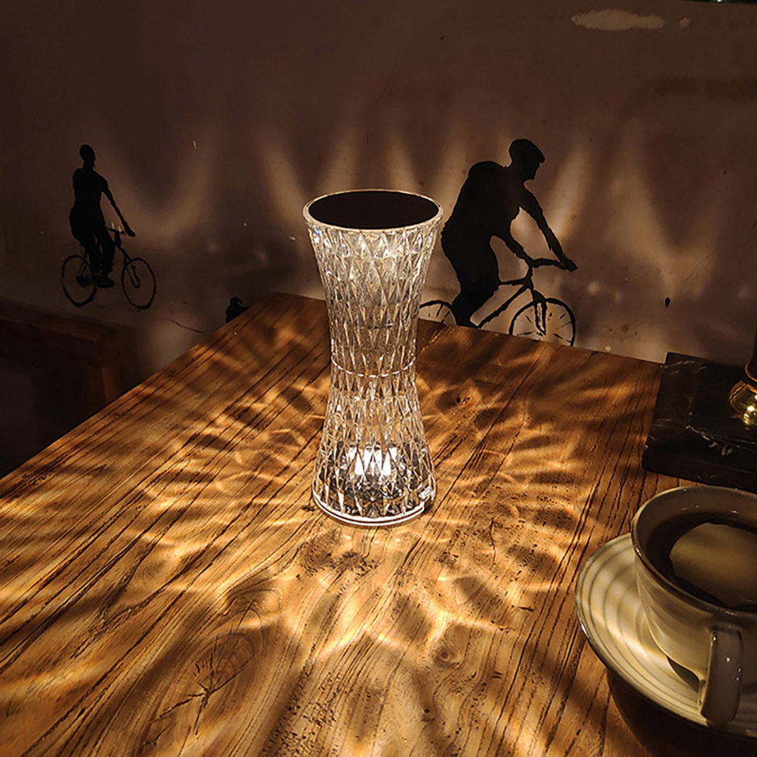 Diamond Glow | Lámpara LED Recargable Touch