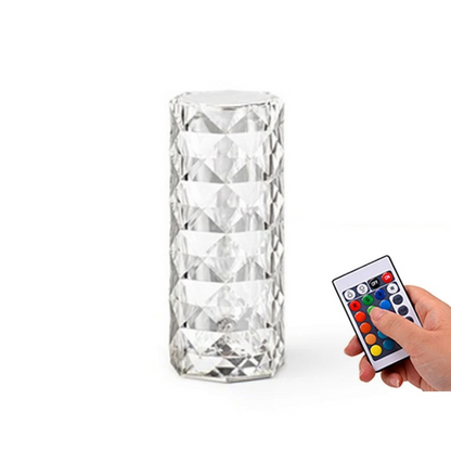 Cristal Glow Colors | Lámpara LED Multicolor Touch