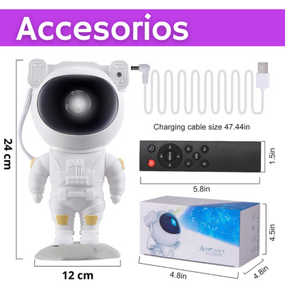 Astronauta Espacial - Proyector de Galaxias y el Espacio para Dormitorio