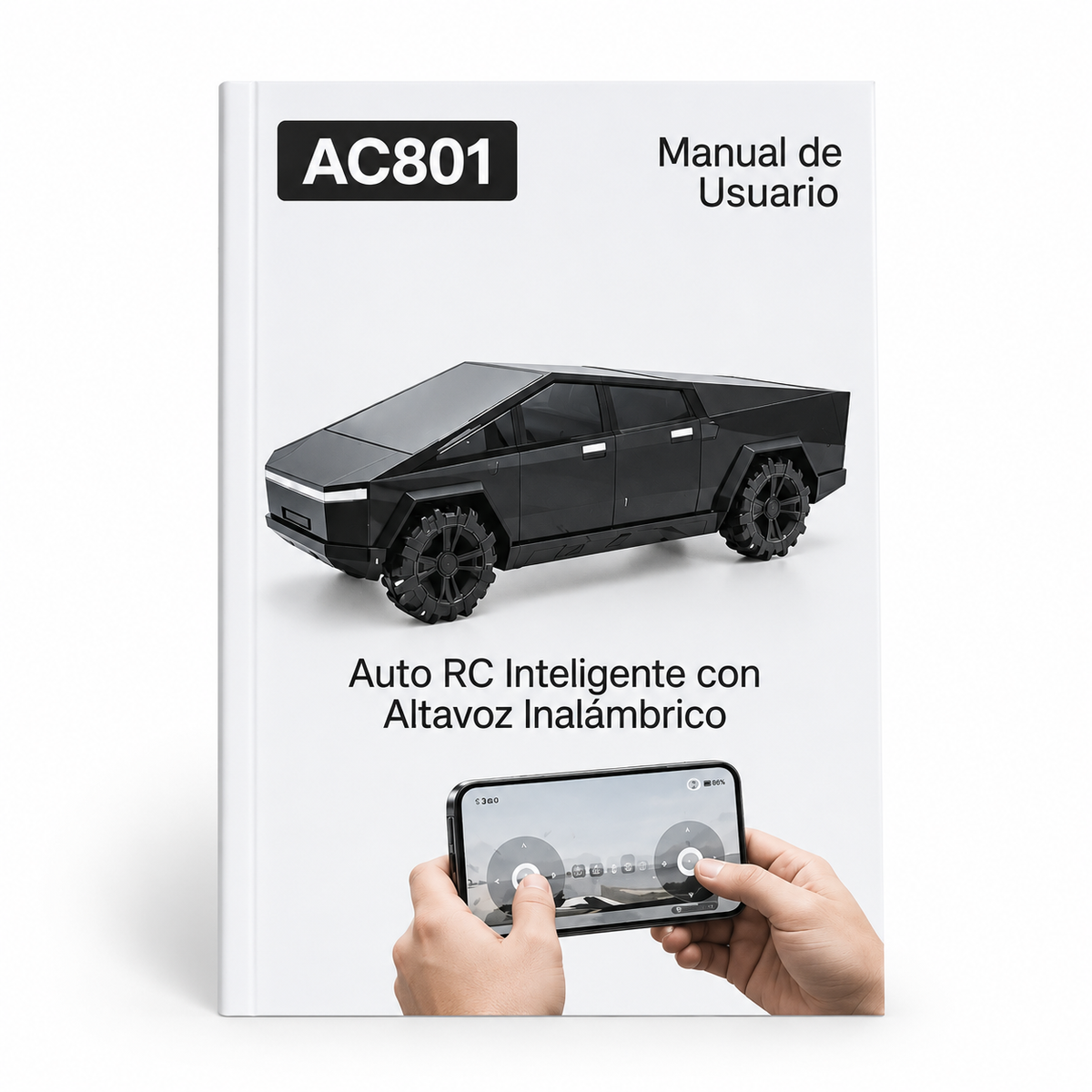 Cybertruck SoundMotion Pro | Carro RC + Bocina Inteligente con IA