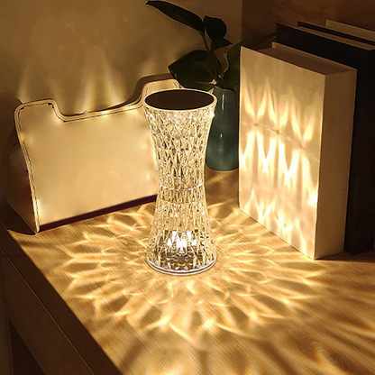 Diamond Glow | Lámpara LED Recargable Touch