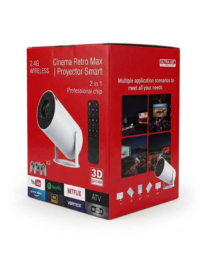 Cinema Retro Max  Proyector Smart
