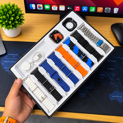SWITCH 8 ULTRA | Smartwatch + 8 Pulseras Intercambiables