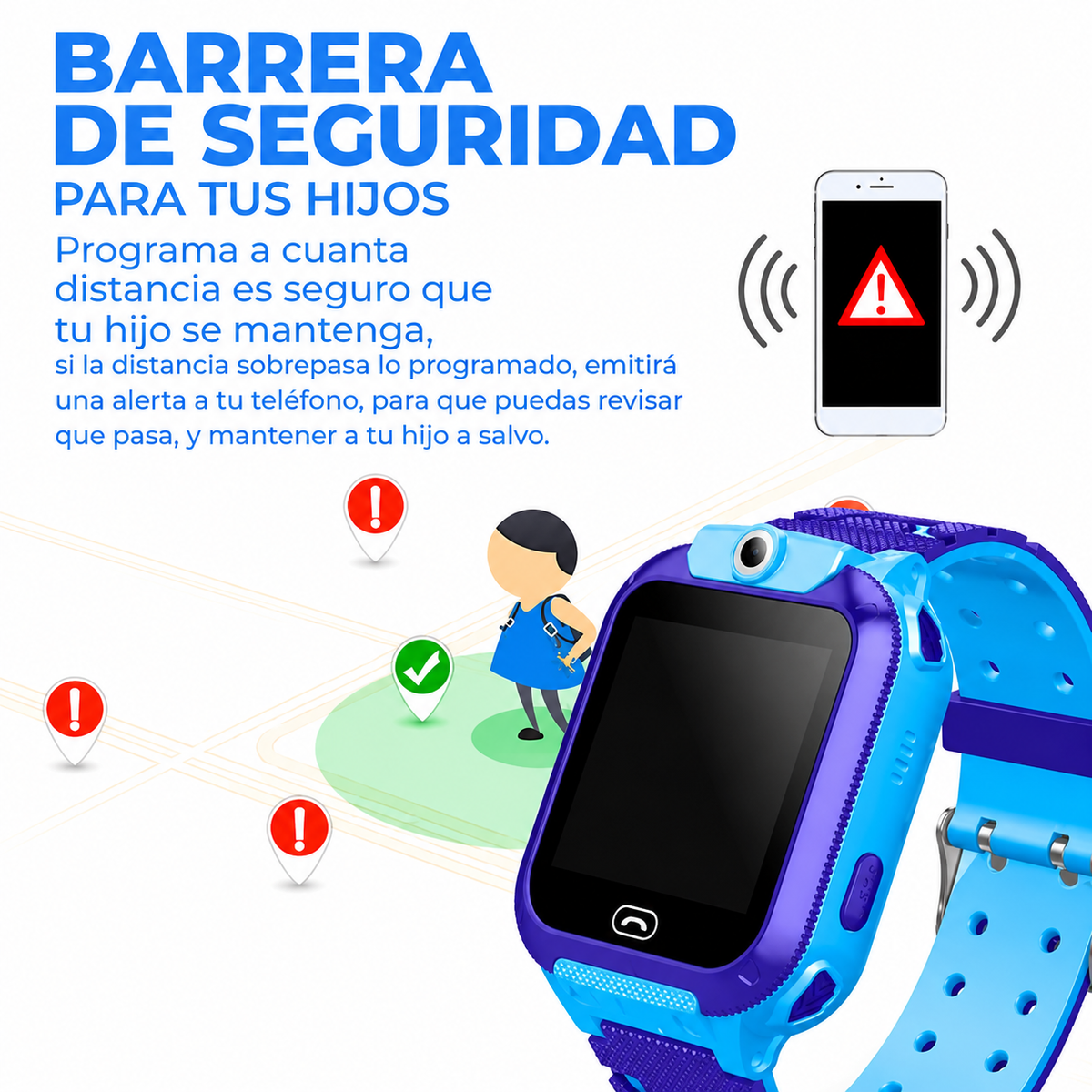 Smartwatch Infantil – SIM 4G y Camara