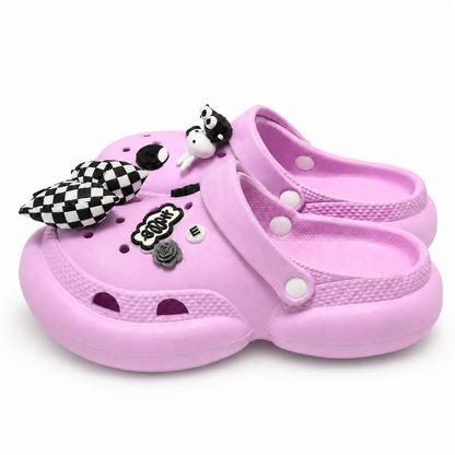 JibJoy Oreo Glow | Zuecos Ultraligeros con Charms