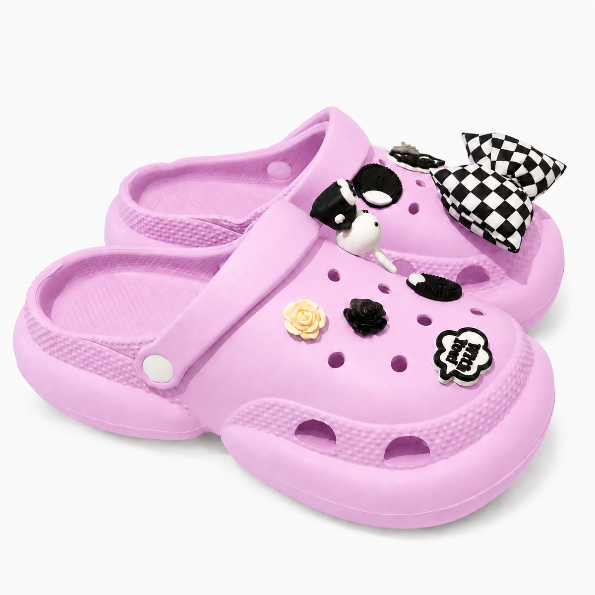 JibJoy Oreo Glow | Zuecos Ultraligeros con Charms
