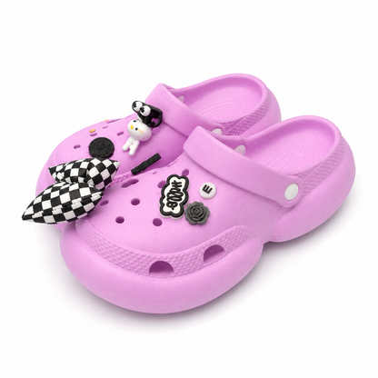 JibJoy Oreo Glow | Zuecos Ultraligeros con Charms