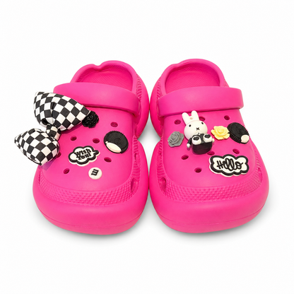 JibJoy Oreo Glow | Zuecos Ultraligeros con Charms
