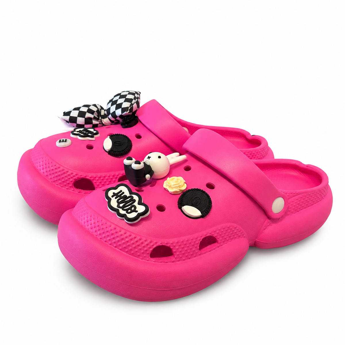 JibJoy Oreo Glow | Zuecos Ultraligeros con Charms