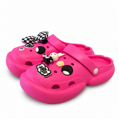 JibJoy Oreo Glow | Zuecos Ultraligeros con Charms