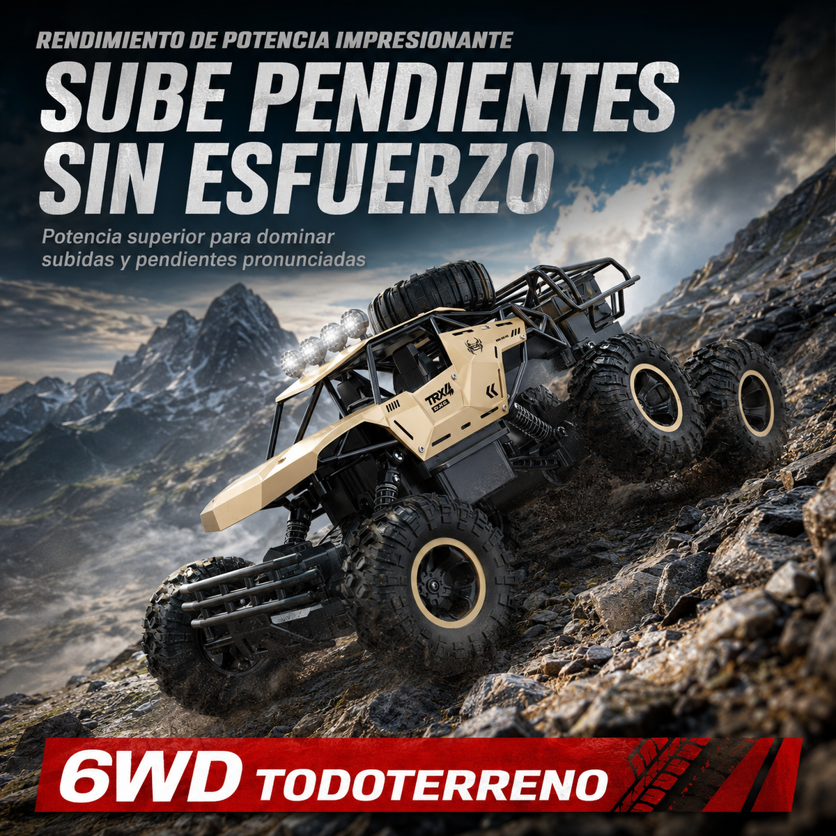 Monster Overland 6X6 | Rock Crawler Profesional