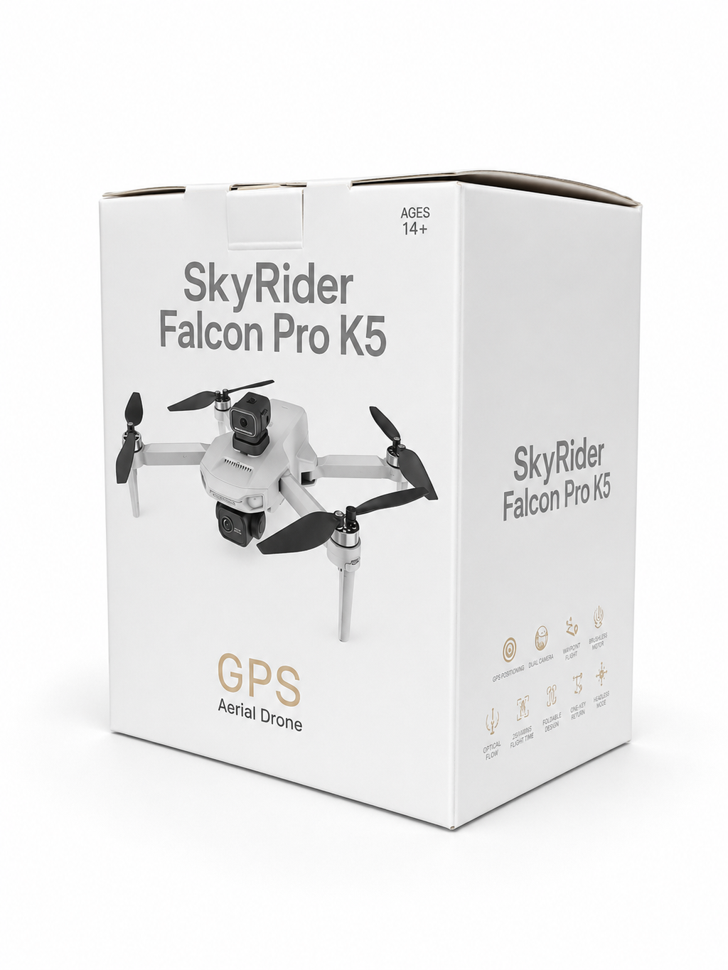 SkyRider Falcon Pro K5 | Drone GPS con Cámara HD