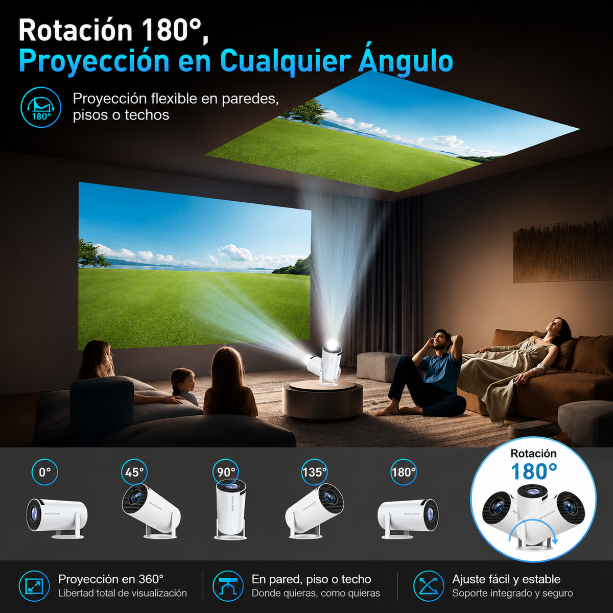 Cinema Retro Max | Proyector Smart con Android TV y Video Juegos