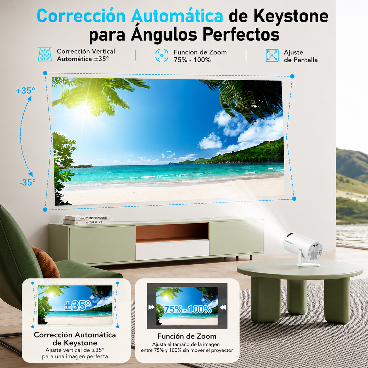 Cinema Retro Max | Proyector Smart con Android TV y Video Juegos