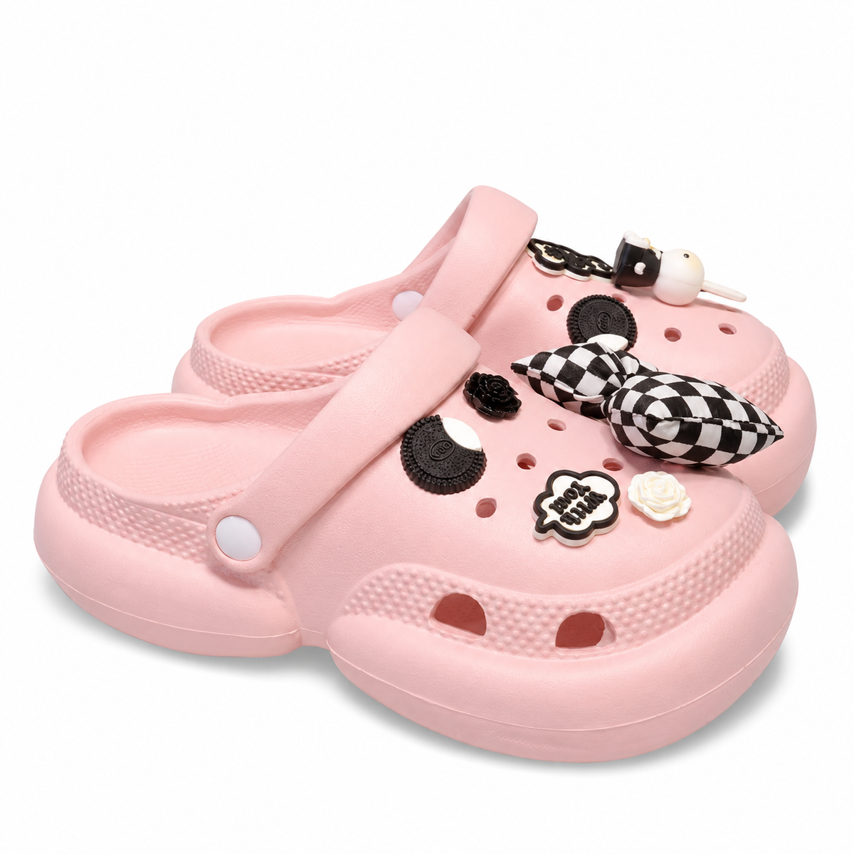 JibJoy Oreo Glow | Zuecos Ultraligeros con Charms