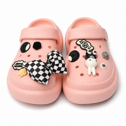 JibJoy Oreo Glow | Zuecos Ultraligeros con Charms