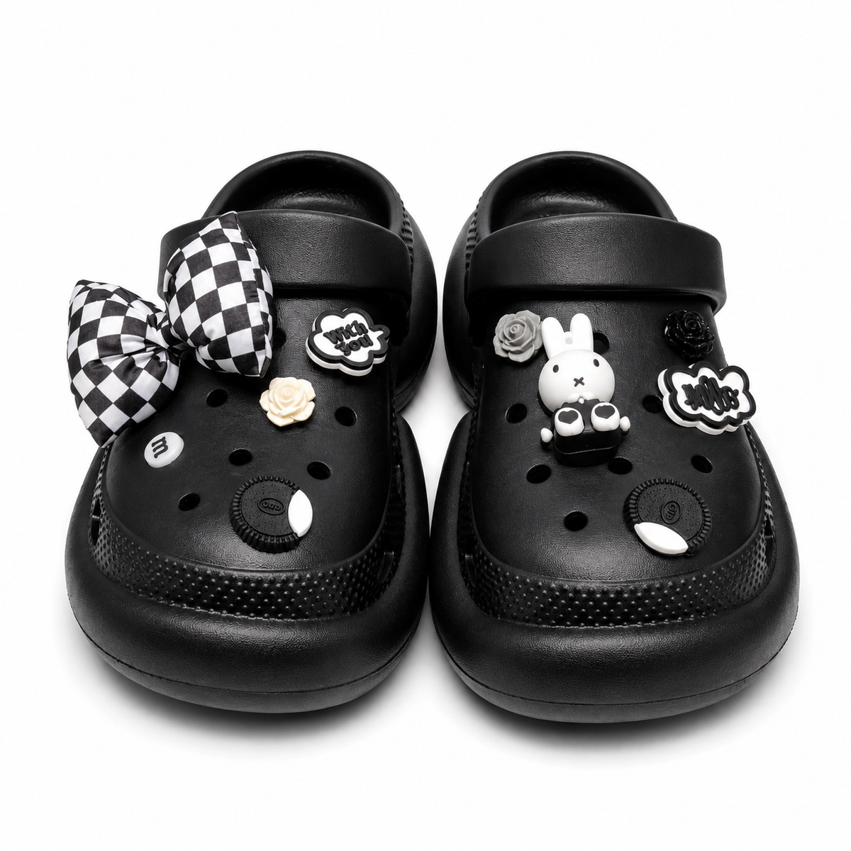 JibJoy Oreo Glow | Zuecos Ultraligeros con Charms