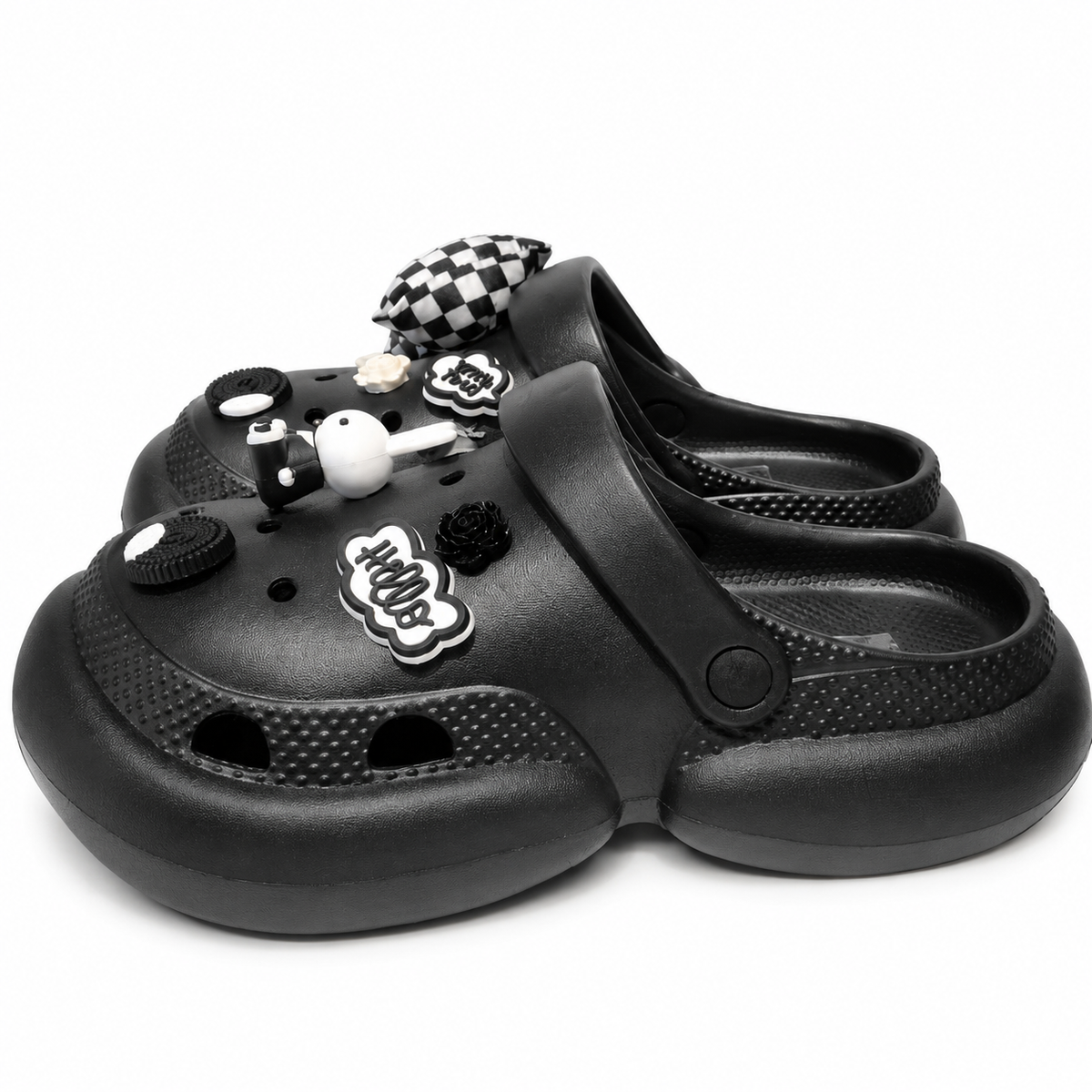 JibJoy Oreo Glow | Zuecos Ultraligeros con Charms