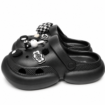 JibJoy Oreo Glow | Zuecos Ultraligeros con Charms