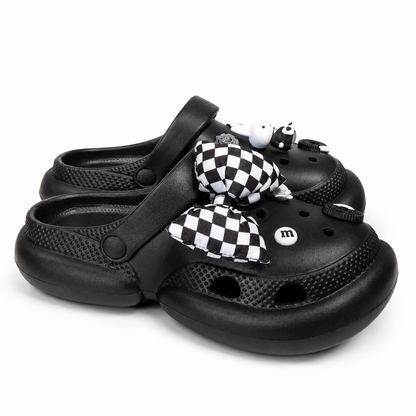 JibJoy Oreo Glow | Zuecos Ultraligeros con Charms