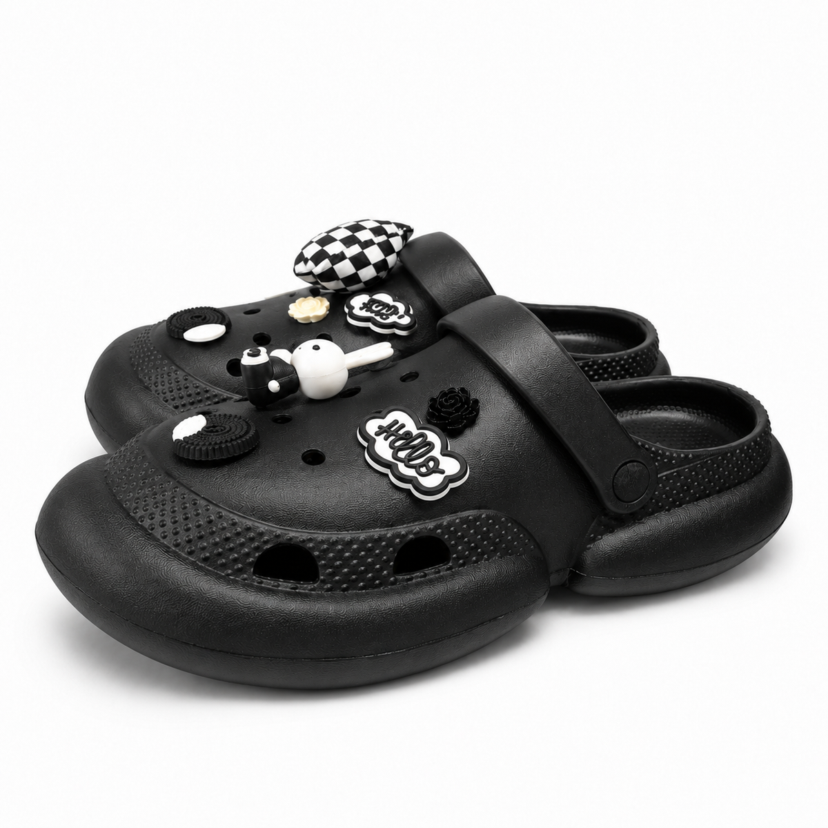 JibJoy Oreo Glow | Zuecos Ultraligeros con Charms