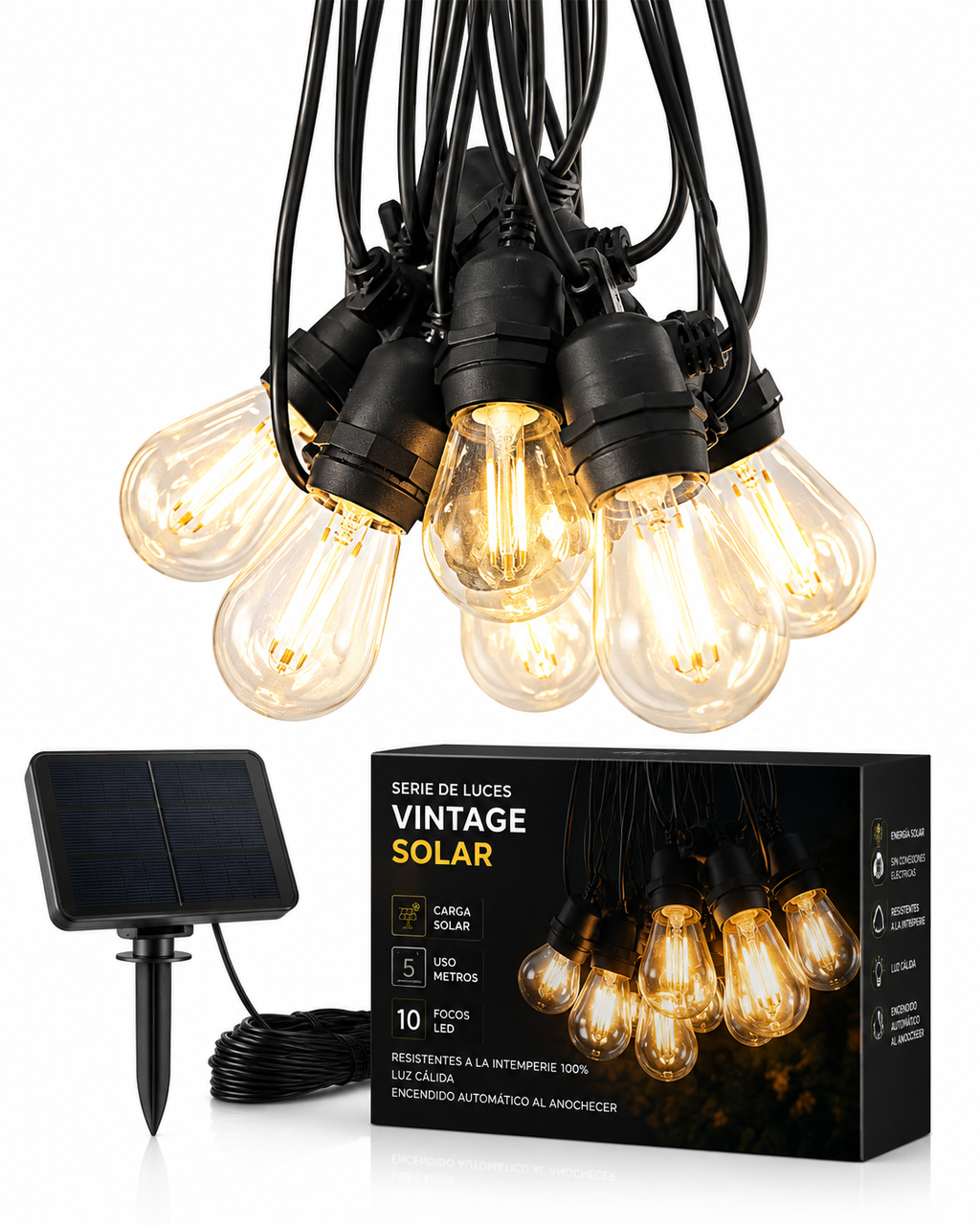 Luces Vintage Solares