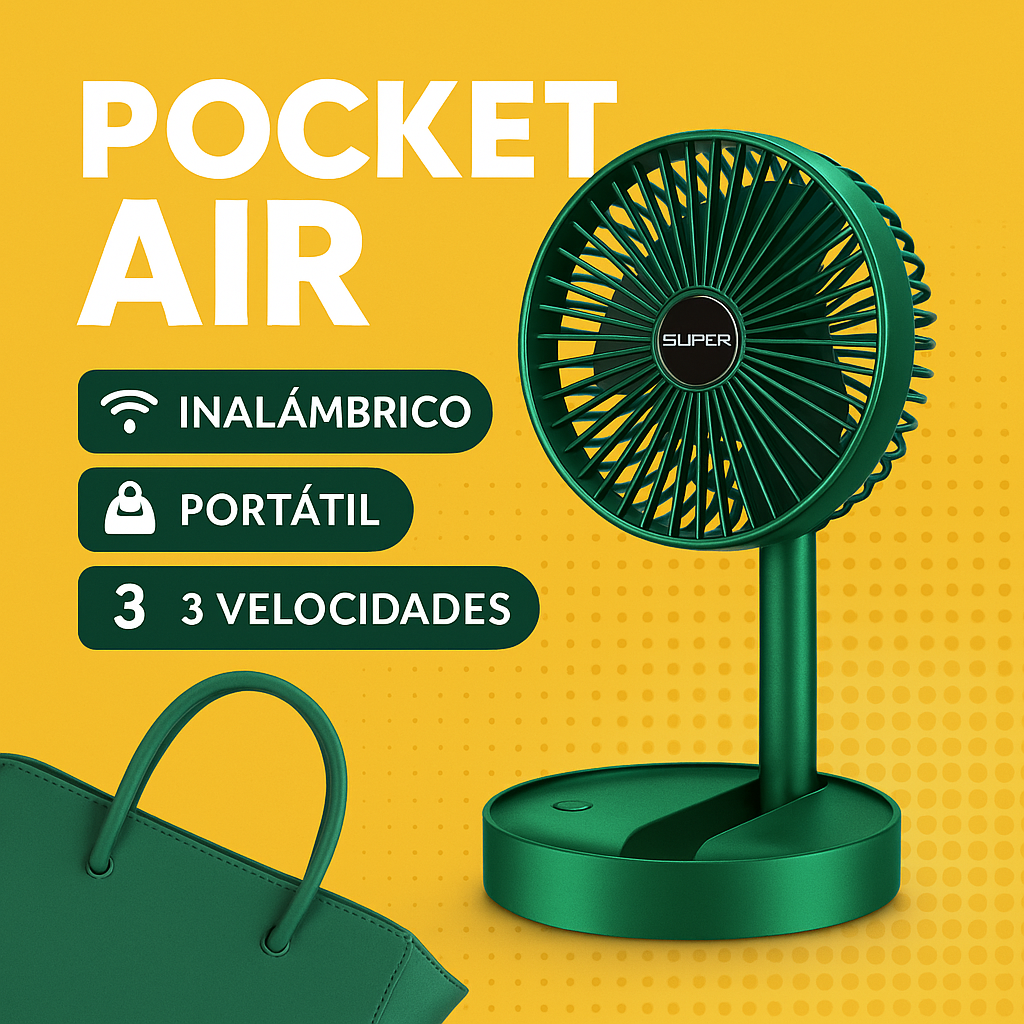 Pocket Air - Ventilador Portátil
