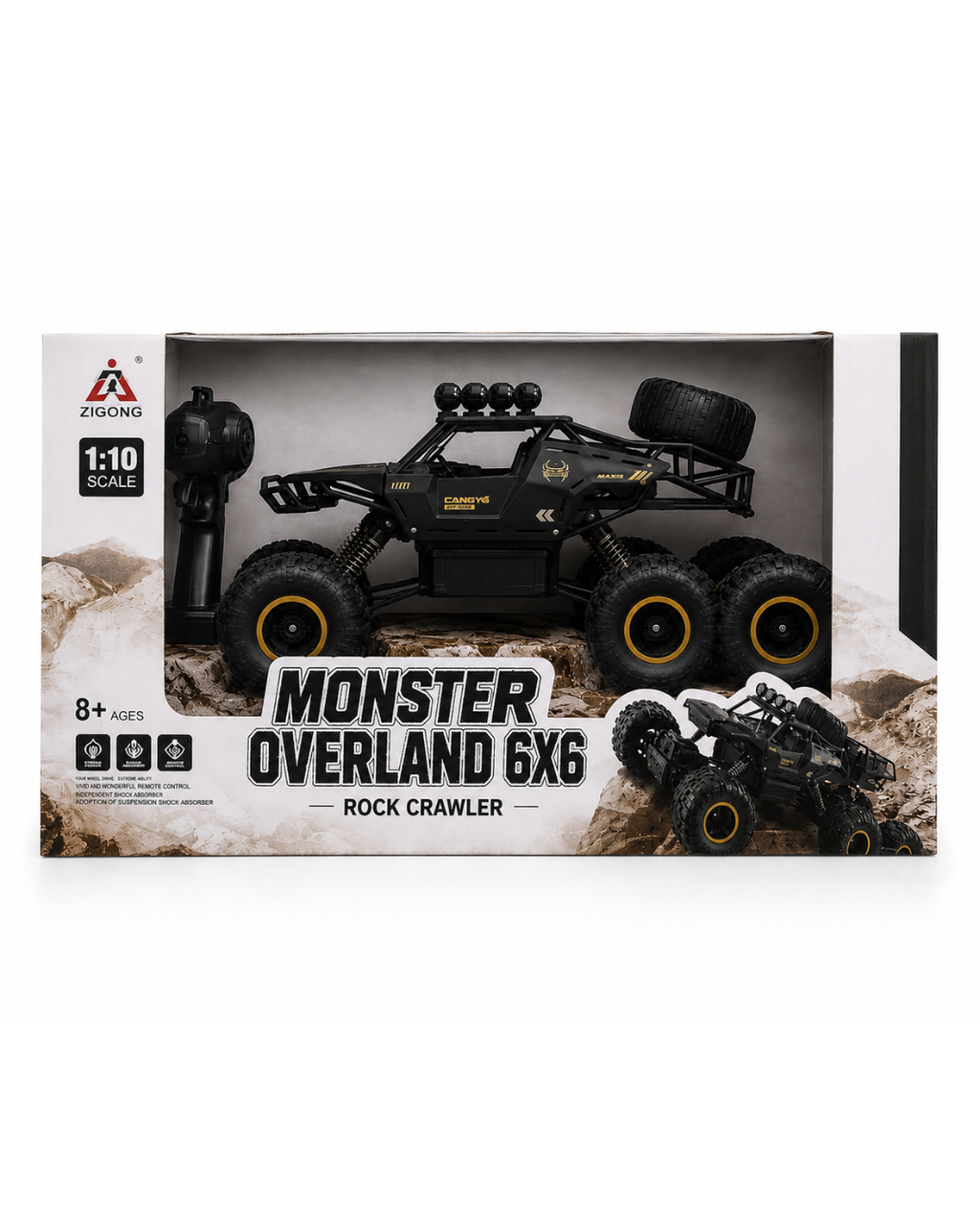 MONSTER OVERLAND 6X6 | ROCK CRAWLER