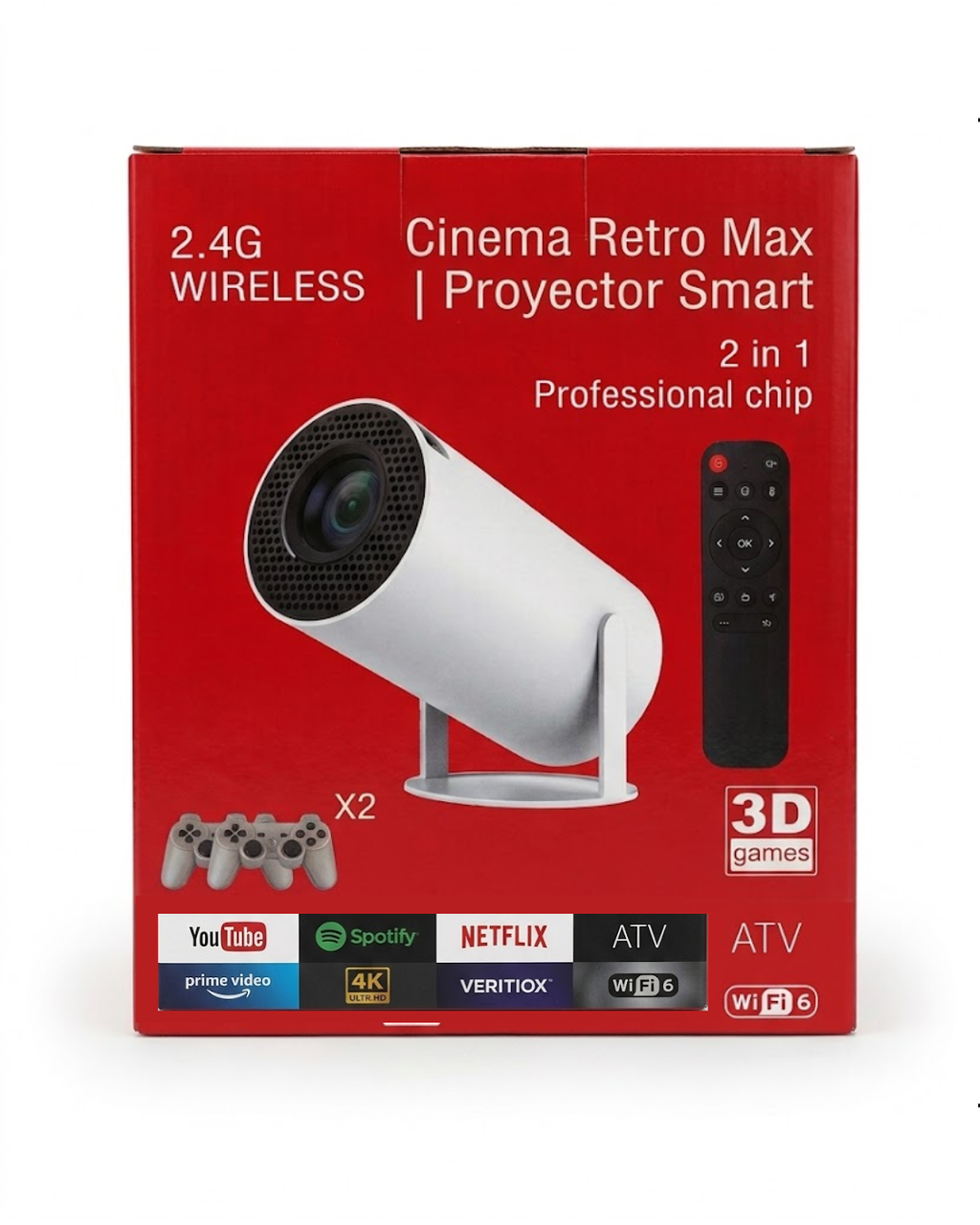 Cinema Retro Max  Proyector Smart