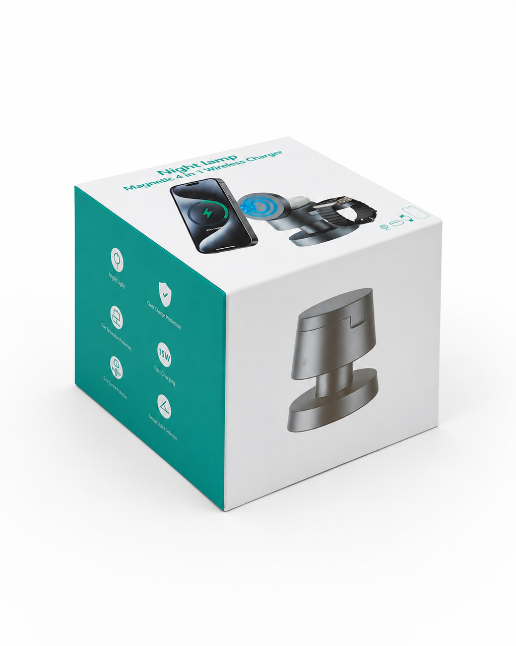 Night Lamp - Cargador 4 en 1 MagSafe