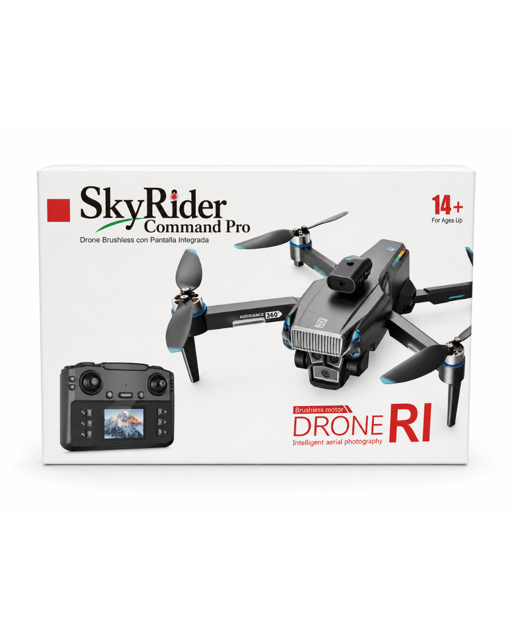 SkyRider Command Pro - Drone Brushless con Pantalla Integrada