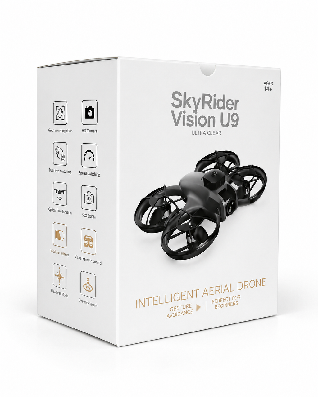 SkyRider Vision U9 - Estabilidad, Control y Potencia
