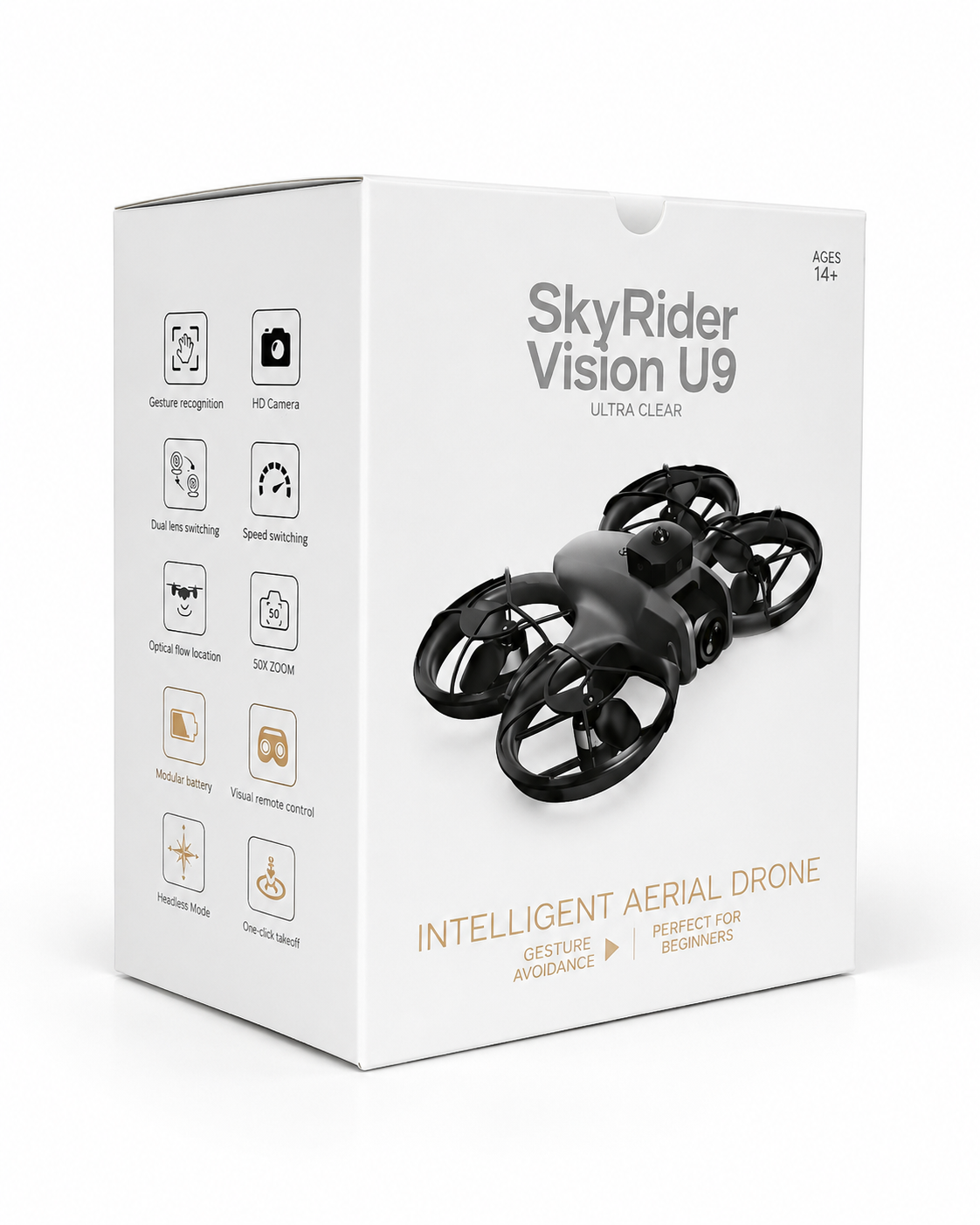 SkyRider Vision U9 - Estabilidad, Control y Potencia