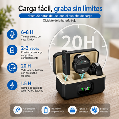 DualMic Pro Wireless | Micrófonos Inalámbricos Profesionales