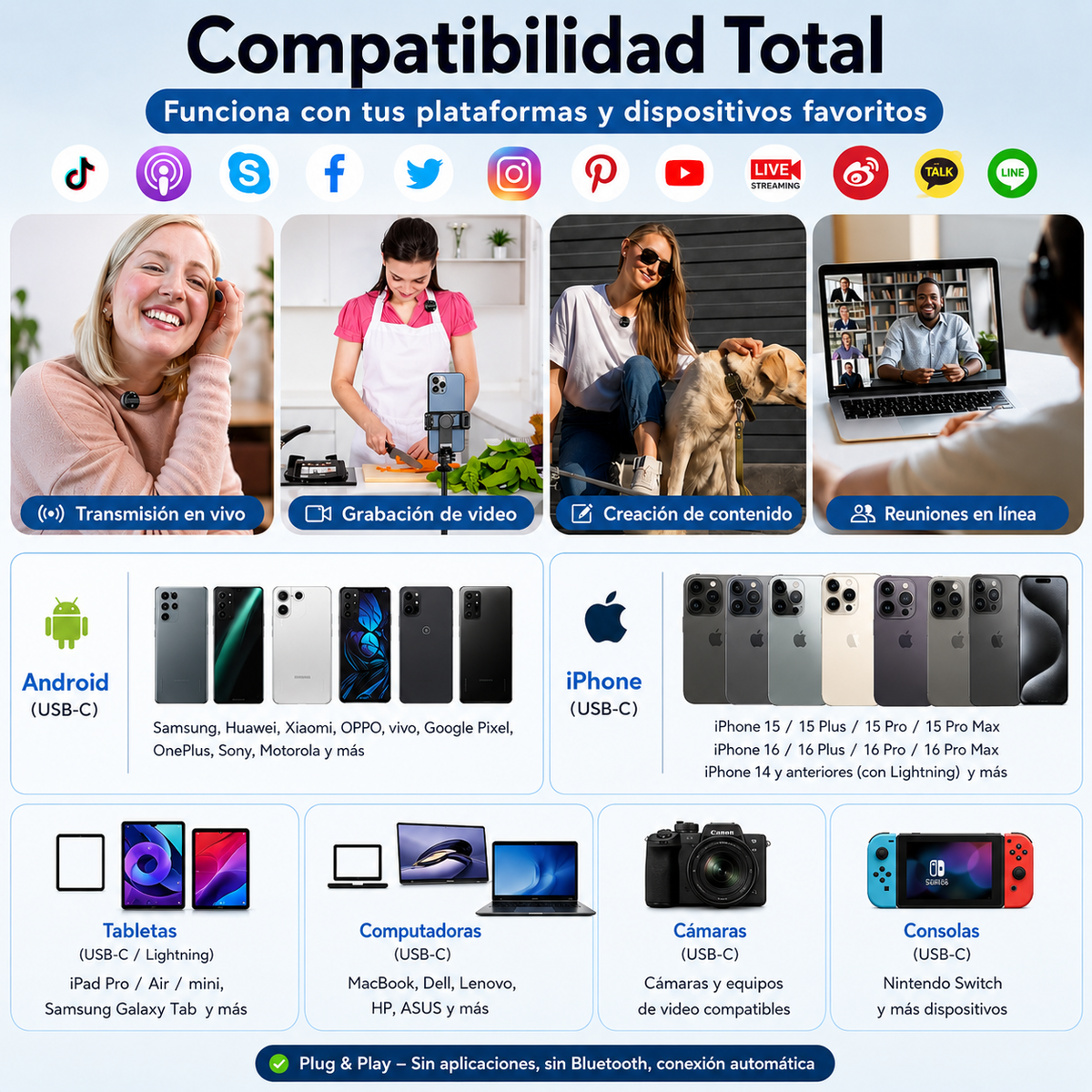 DualMic Pro Wireless | Micrófonos Inalámbricos Profesionales