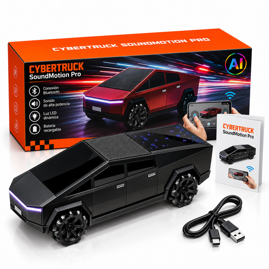 Cybertruck SoundMotion Pro | Carro RC + Bocina Inteligente con IA