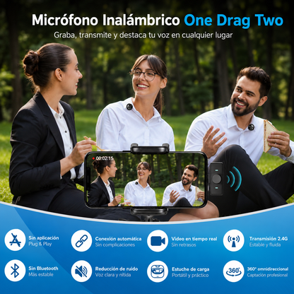 DualMic Pro Wireless | Micrófonos Inalámbricos Profesionales