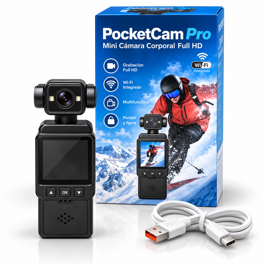 PocketCam Pro | Mini Cámara Corporal Full HD