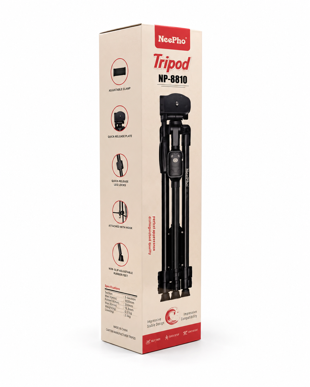 Trípode Profesional Neepho 8810