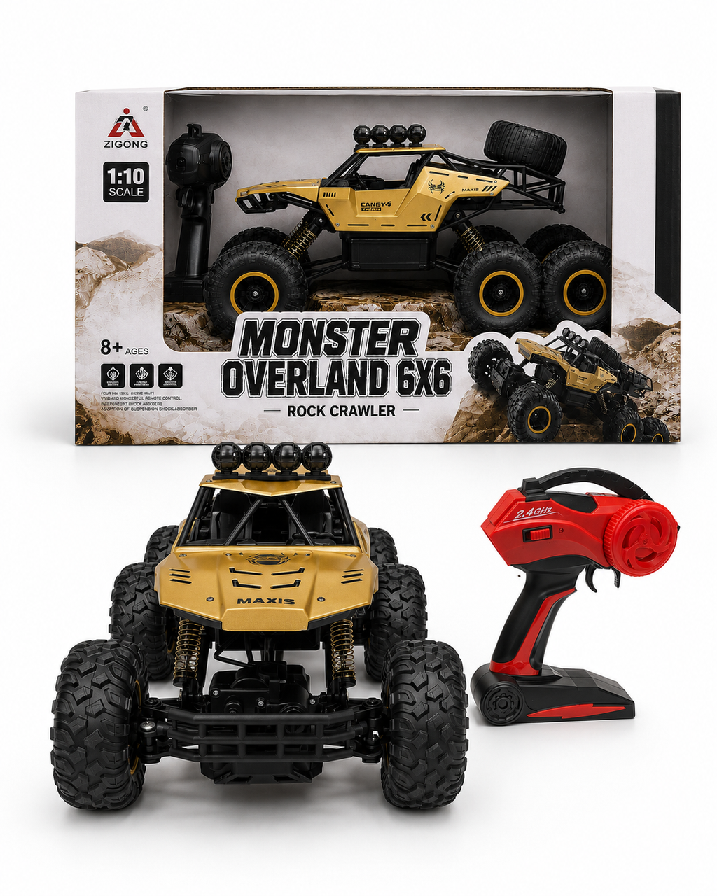 MONSTER OVERLAND 6X6 | ROCK CRAWLER