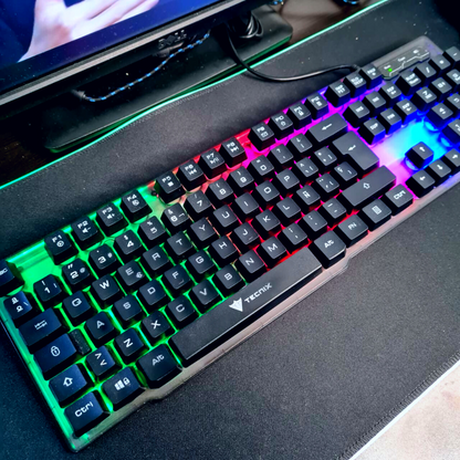 Teclado y Mouse Gaming Mecanico