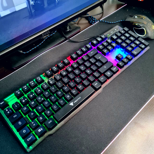 Teclado y Mouse Gaming Mecanico